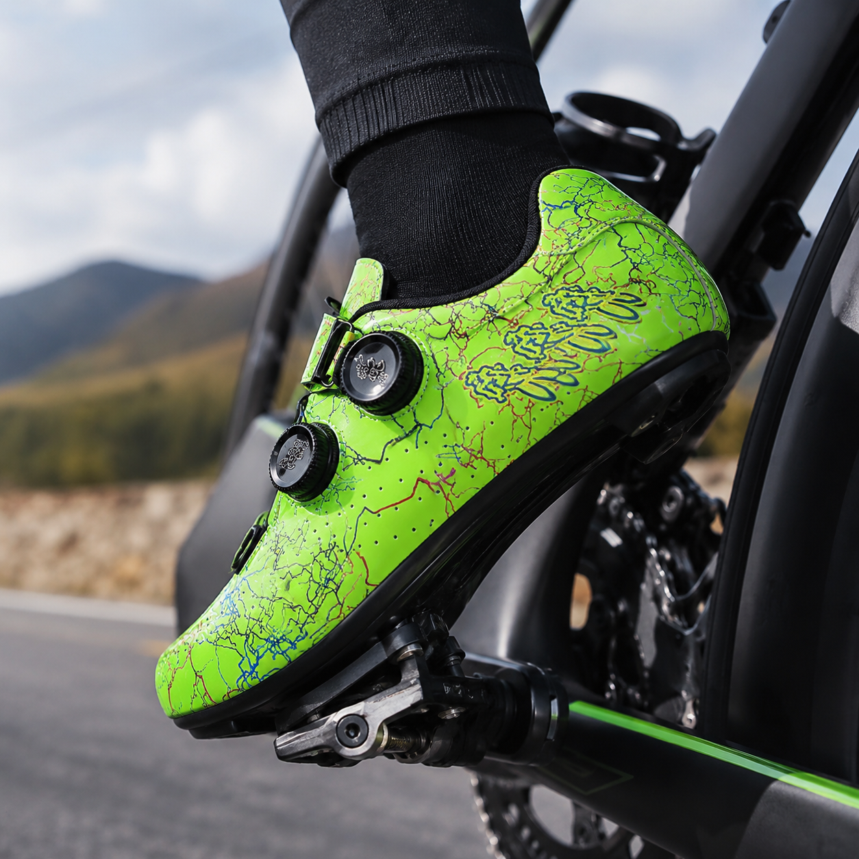 Tracknix SPD-Compatible Mountain Bike Cycling Shoe