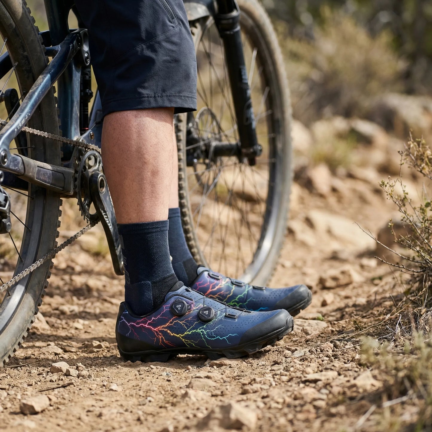 Tracknix SPD-Compatible Mountain Bike Cycling Shoe