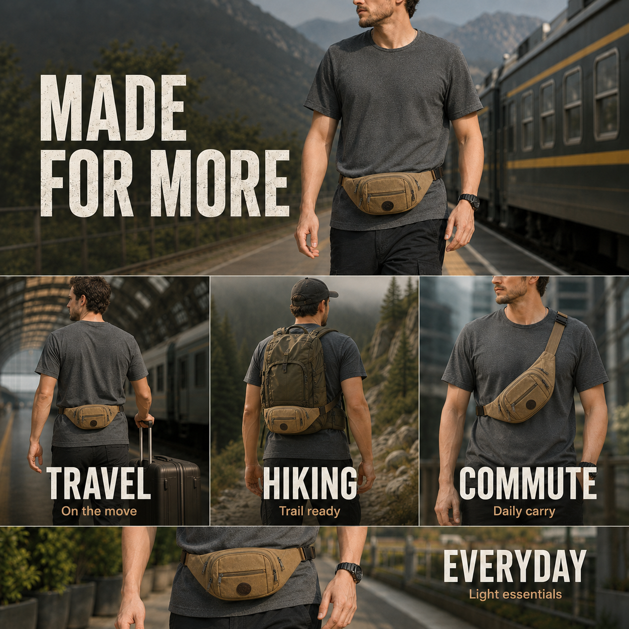 Trailridge Lightweight Canvas Waist Pack