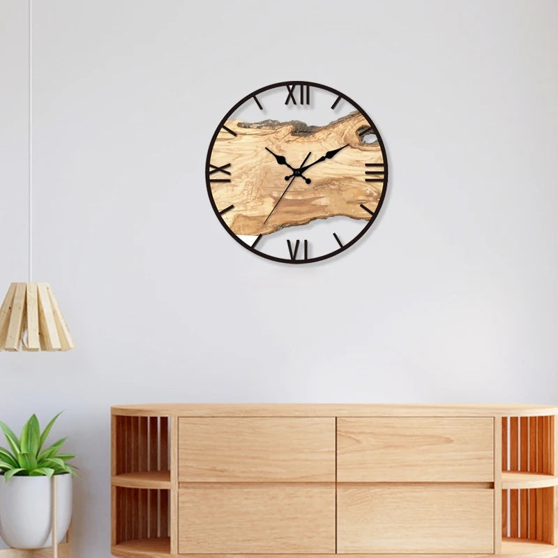 Transparent Wall Clock - Elegant Design