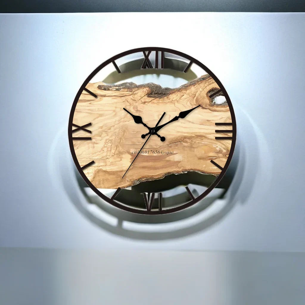 Transparent Wall Clock - Elegant Design
