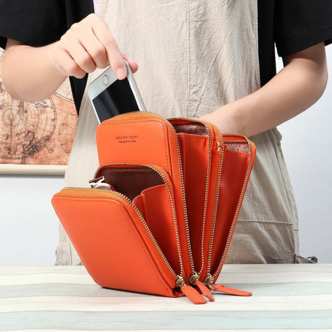 Triple Secure Phone Purse: Elegance Meets Practicality