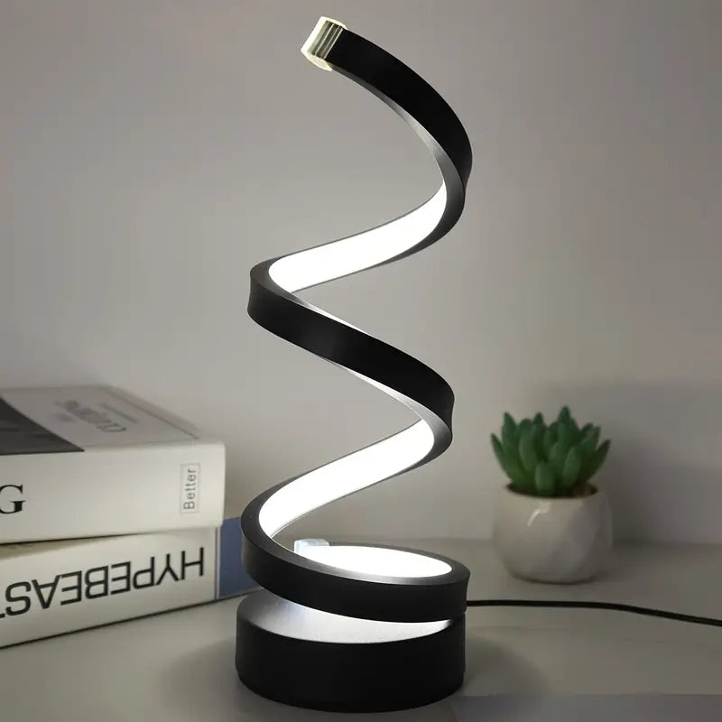 TwistLight - Modern LED Table Lamp Spiral Design