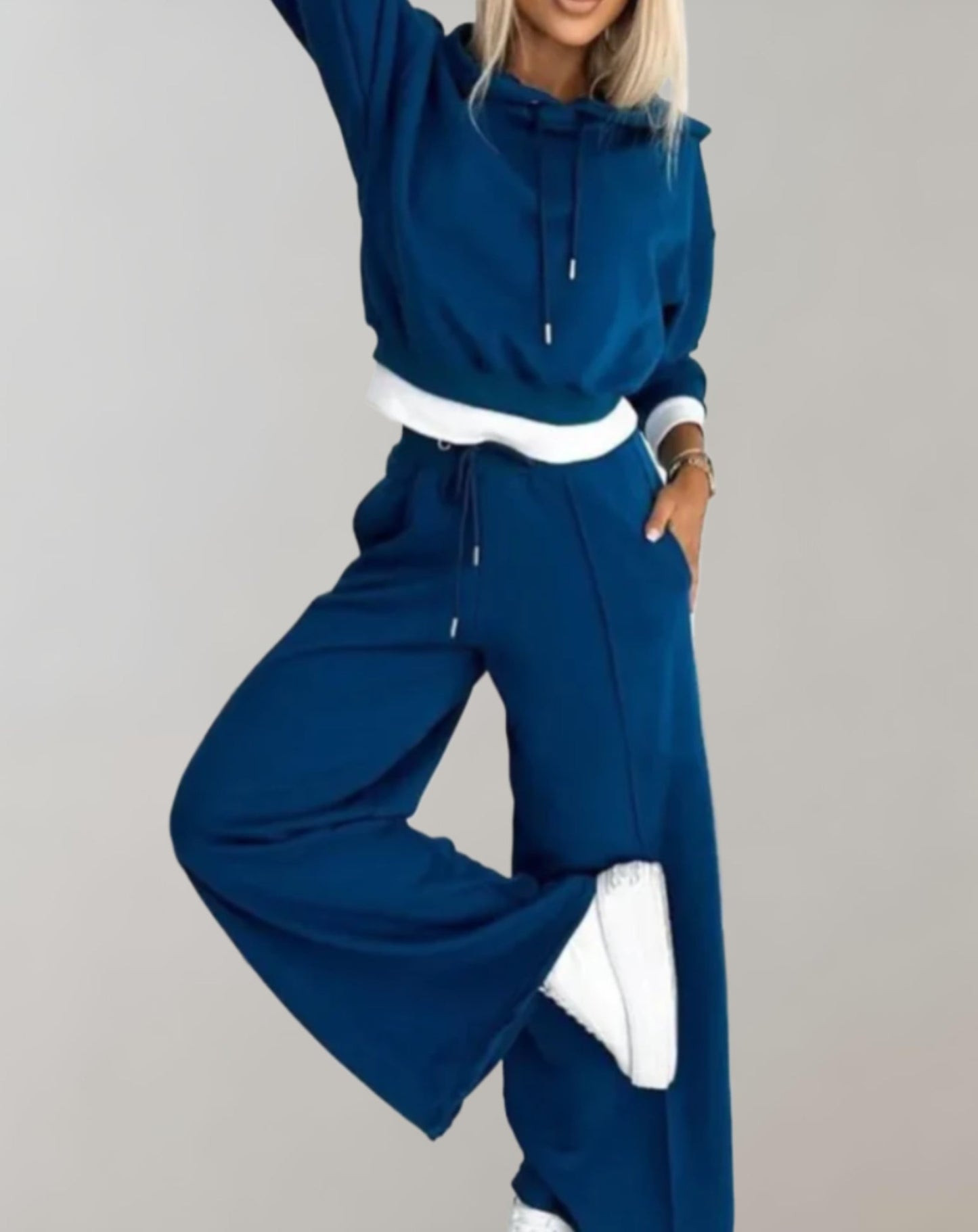 Two Piece Set - Sweater & Wide Pants - Manon