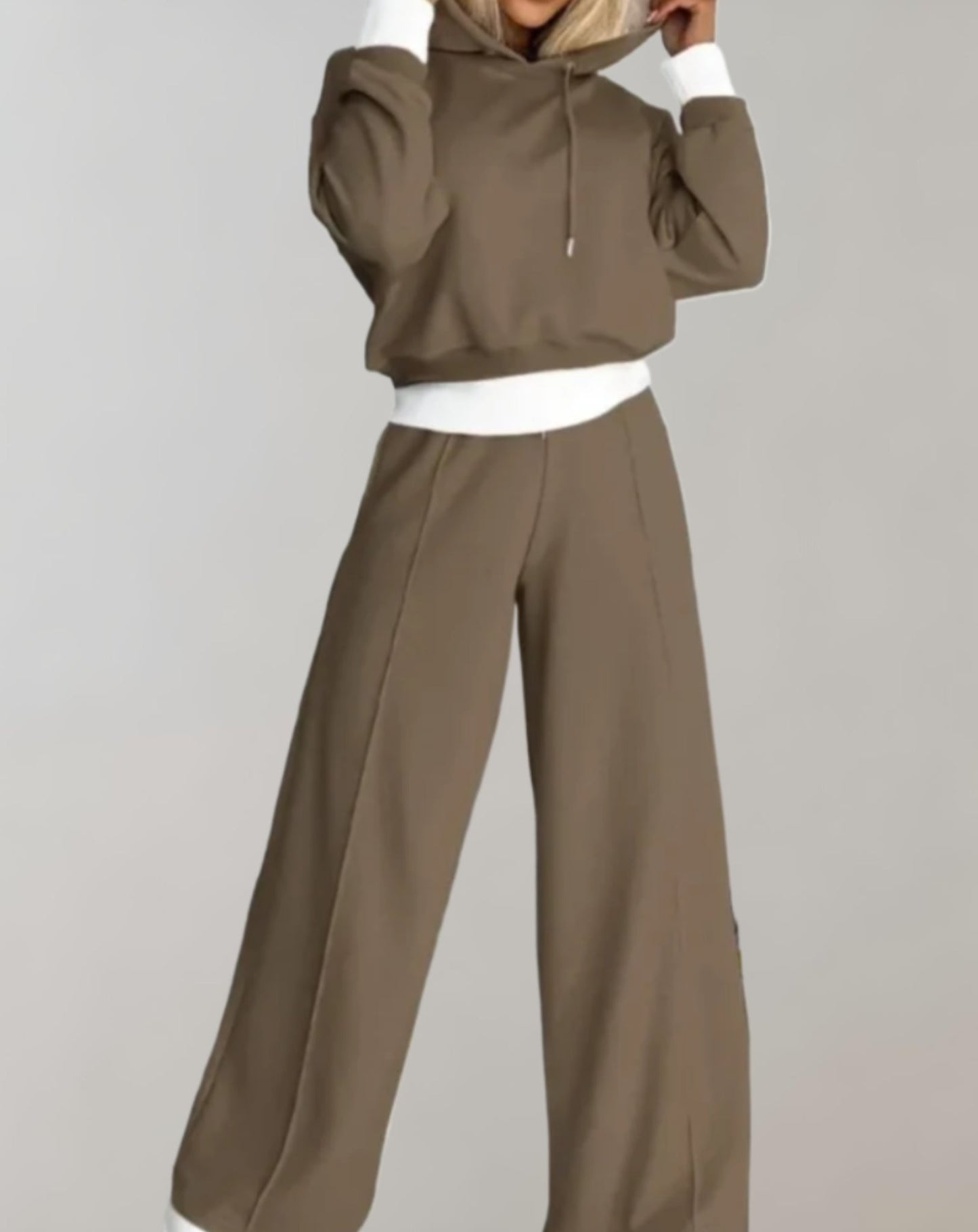 Two Piece Set - Sweater & Wide Pants - Manon