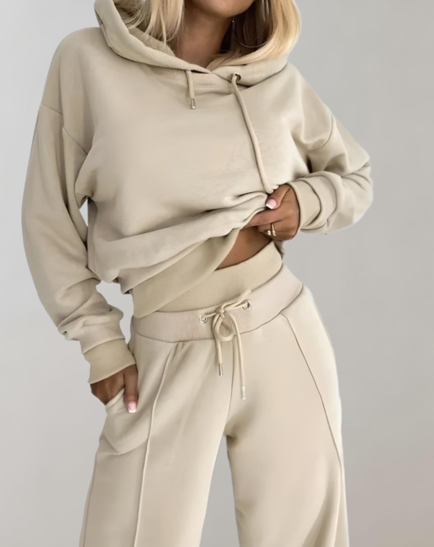Two Piece Set - Sweater & Wide Pants - Manon