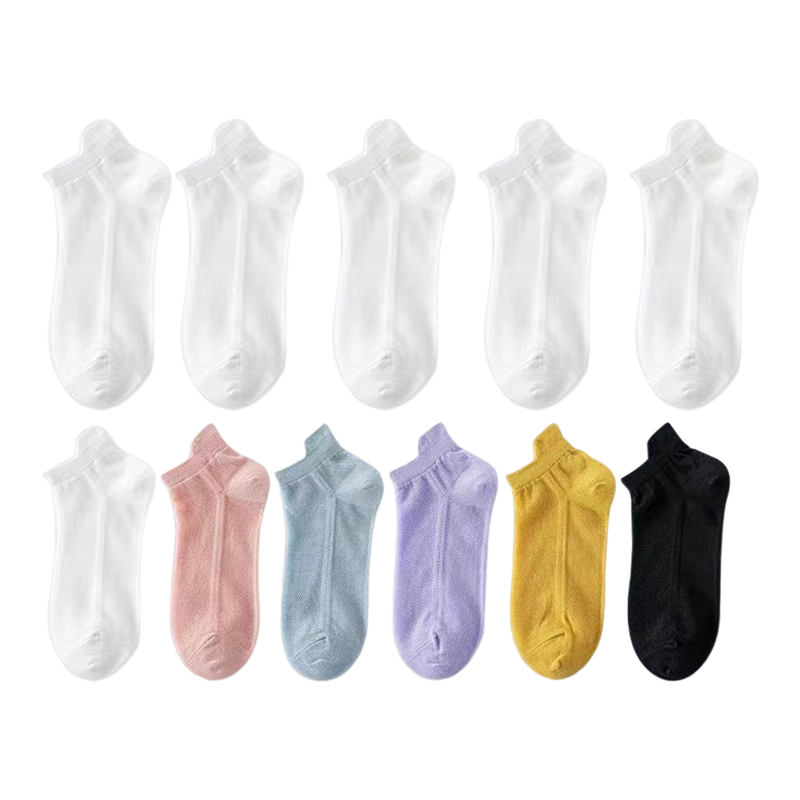 Ultra-thin, non-slip socks with invisible effect
