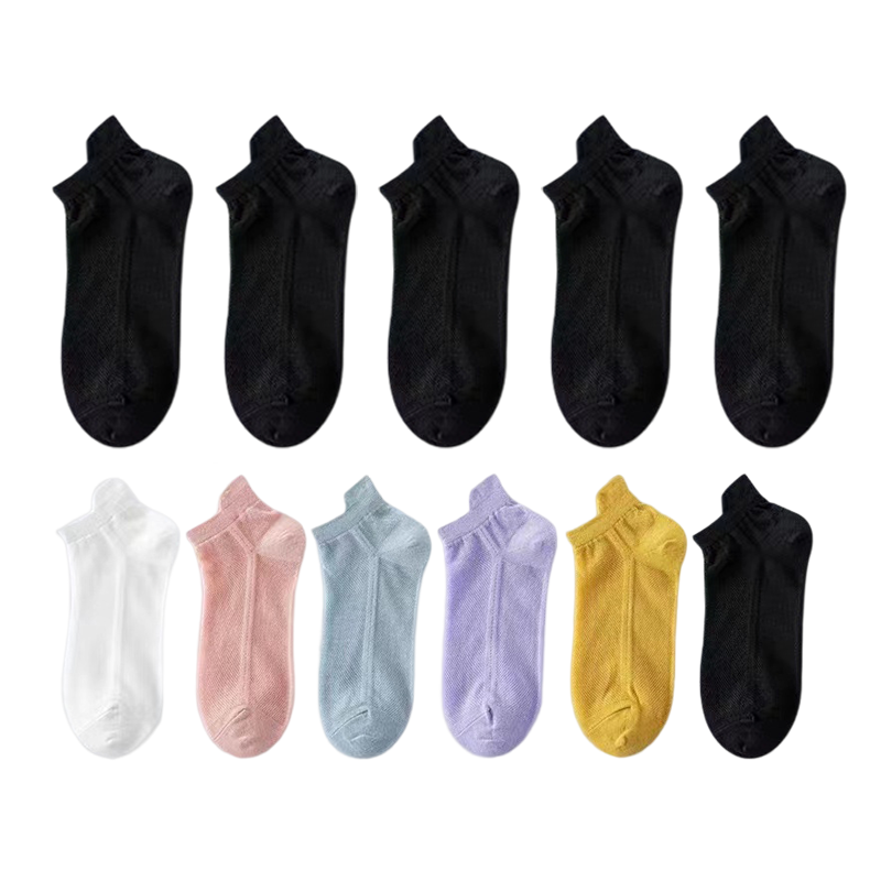 Ultra-thin, non-slip socks with invisible effect
