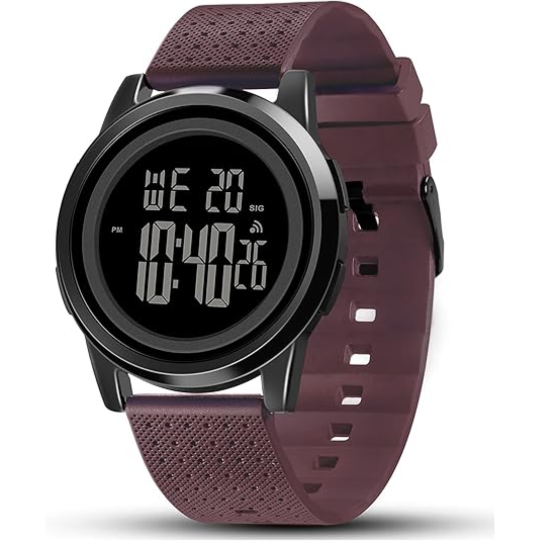 Ultra-Thin Waterproof Digital Sports Watch