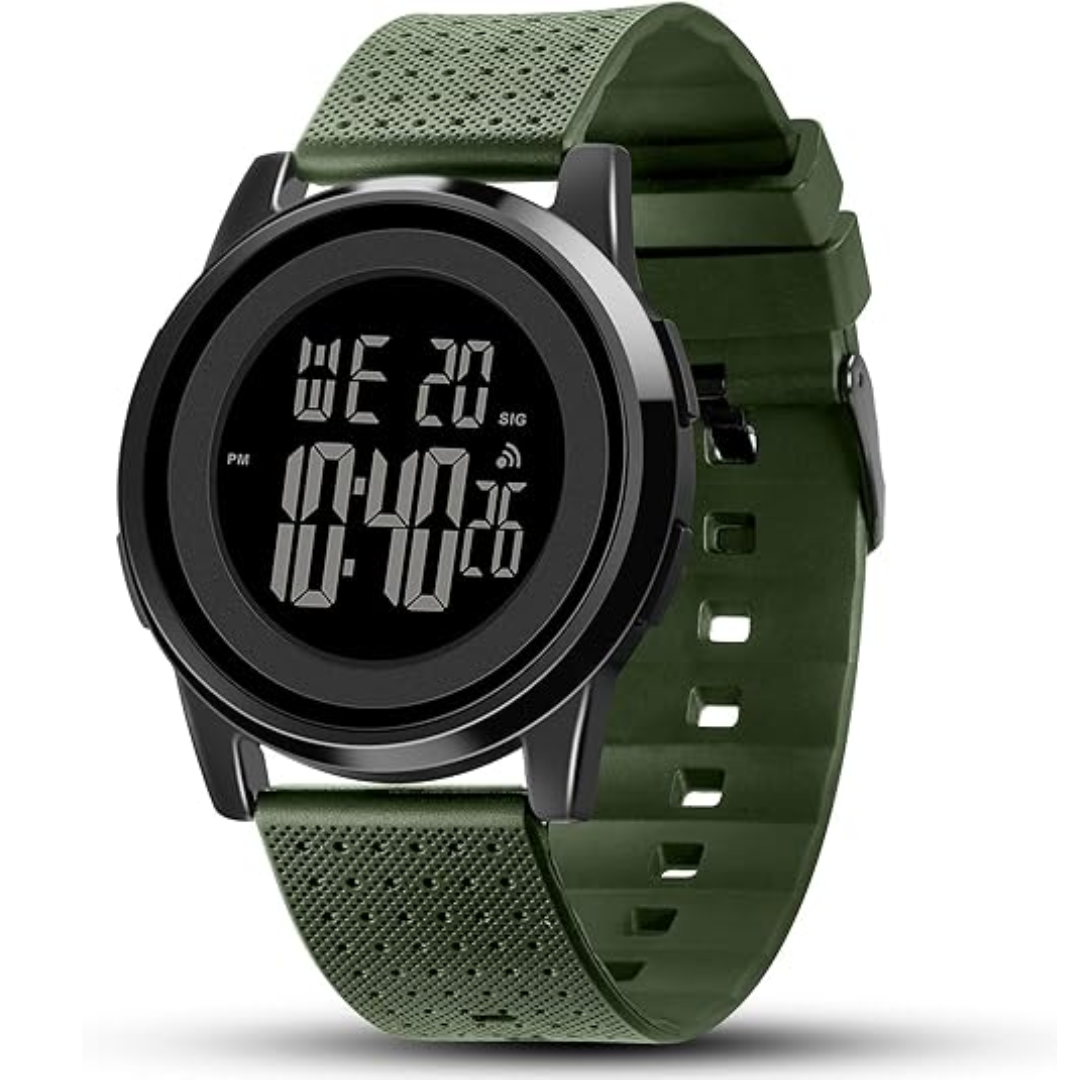 Ultra-Thin Waterproof Digital Sports Watch