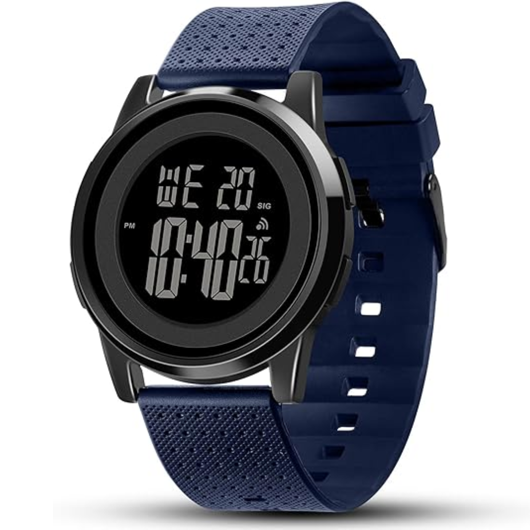 Ultra-Thin Waterproof Digital Sports Watch