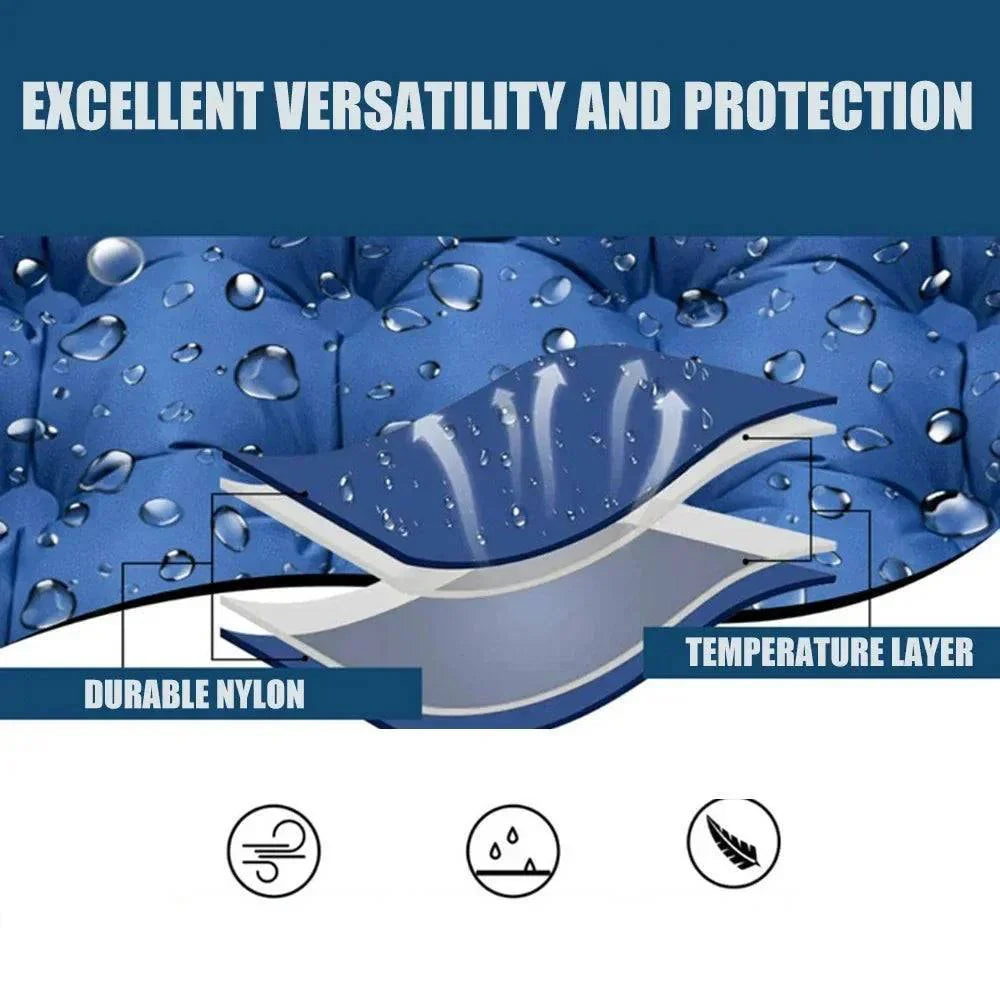 Ultralight Inflatable Camping Mattress with Built-In Pump