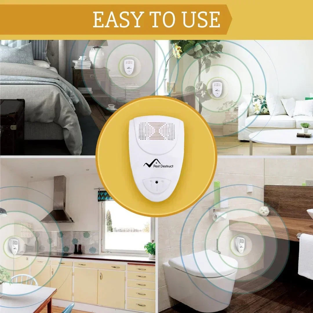 Ultrasonic Bed Bug Repellent - Eliminates Bed Bugs in 48 Hours!