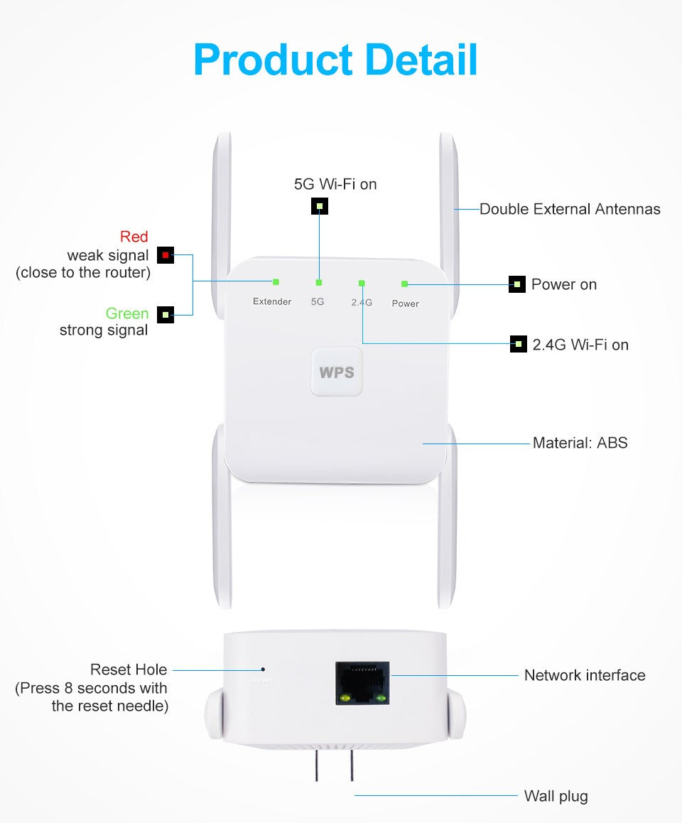 UltraXtend 5G WiFi Booster – Top WiFi Extender
