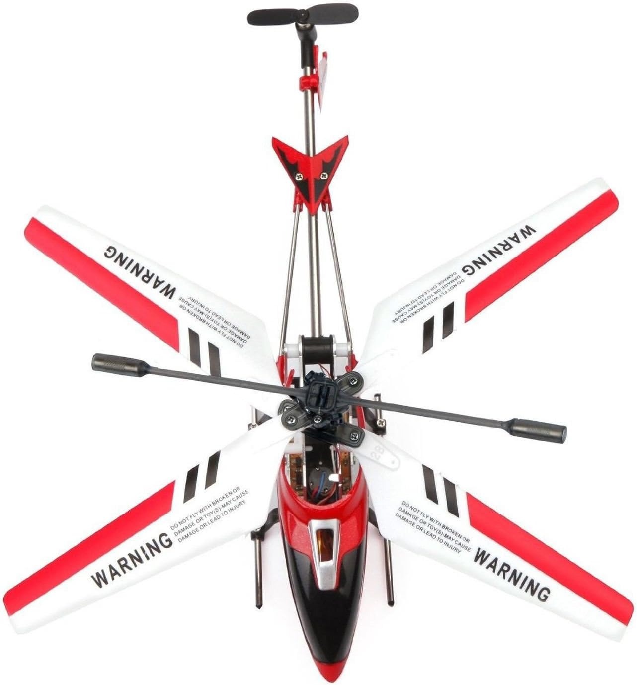 Unbreakable Mini RC Helicopter with Gyro - Red