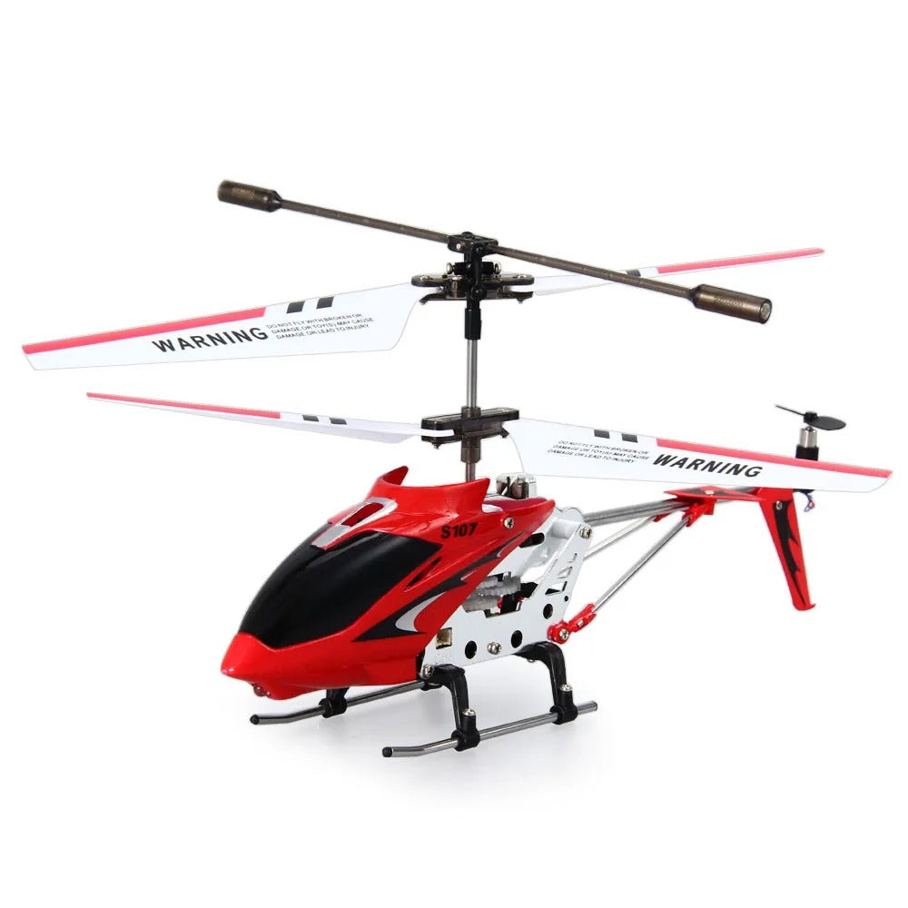 Unbreakable Mini RC Helicopter with Gyro - Red