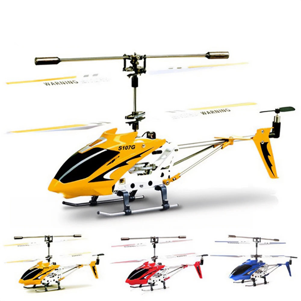 Unbreakable Mini RC Helicopter with Gyro - Red