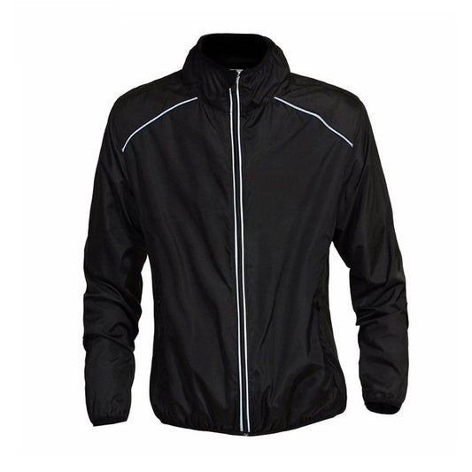 Unisex Cycling Wind Jacket with Reflectors - Waterproof and Wind Resistant