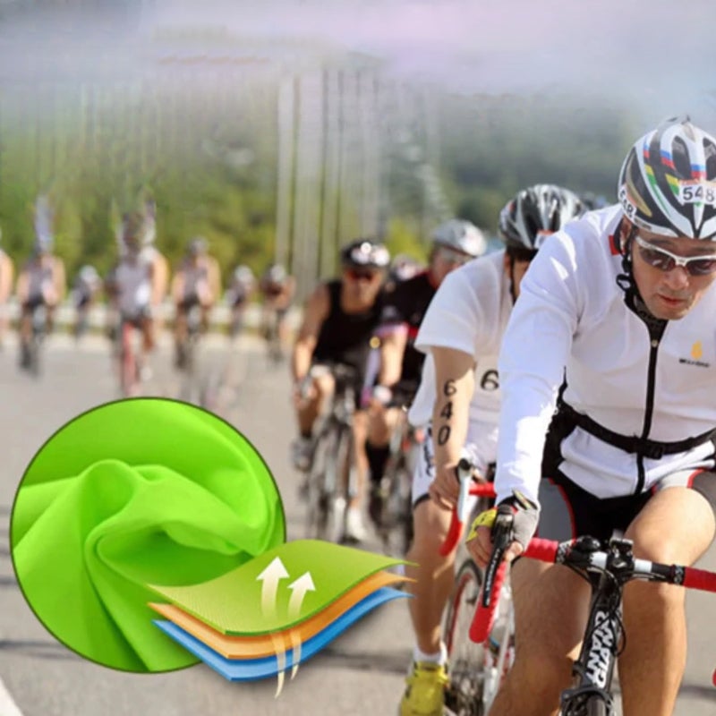 Unisex Cycling Wind Jacket with Reflectors - Waterproof and Wind Resistant