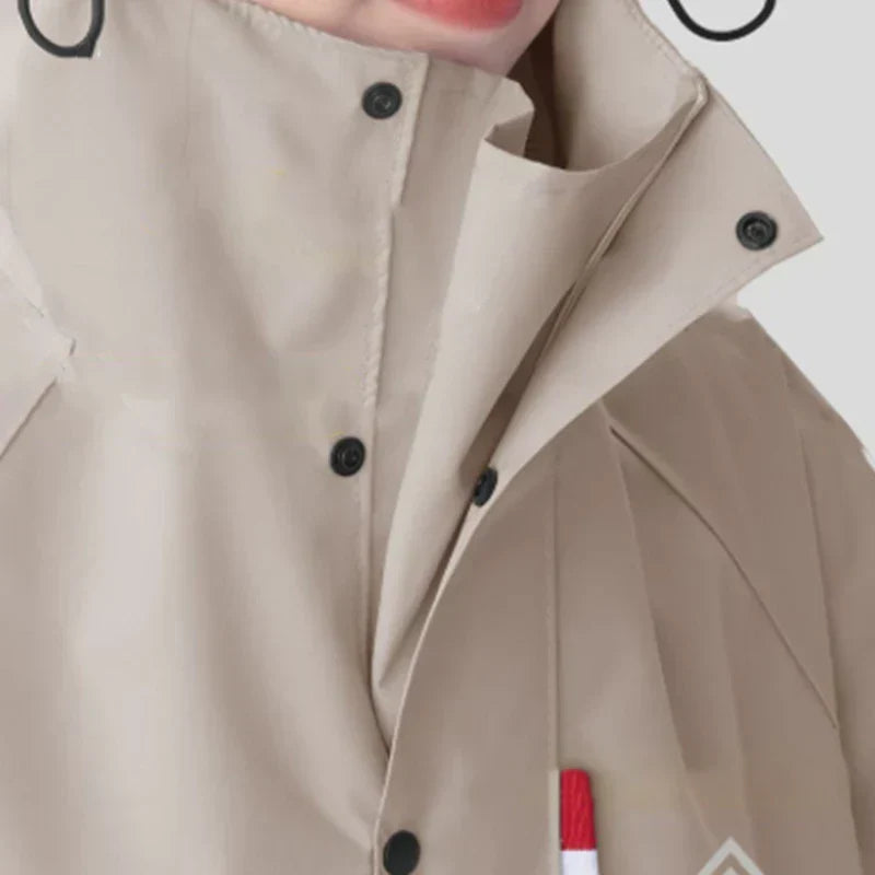 Unisex Long Rain Poncho - Waterproof & Comfortable