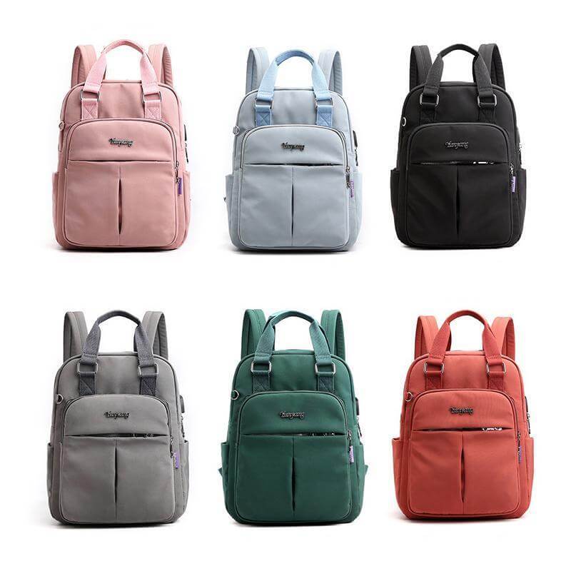 Unisex Waterproof Multifunctional Backpack with USB Port