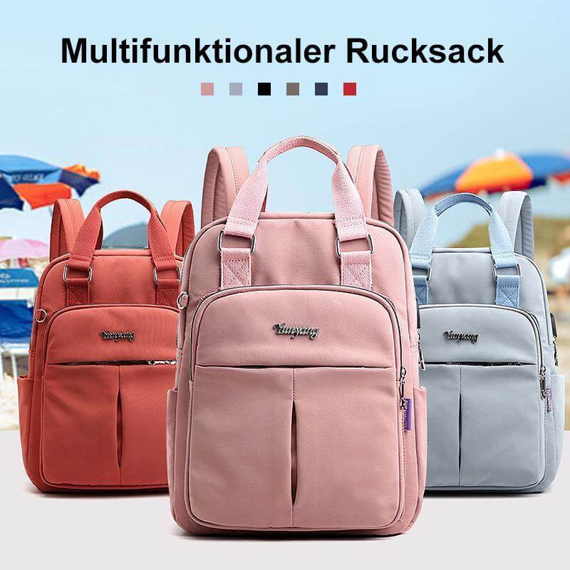 Unisex Waterproof Multifunctional Backpack with USB Port
