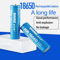 Universal 18650 Li-ion 3.7V Rechargeable Batteries (2-Pack)