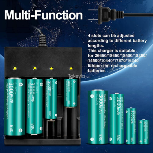 Universal Smart Charger for 18650 26650 Li-ion Batteries