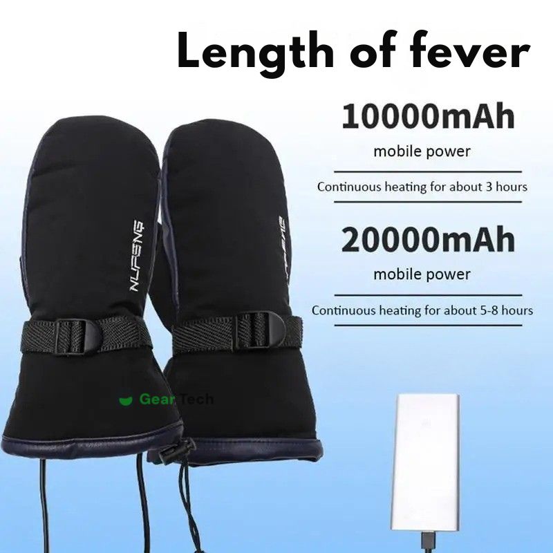 USB Electric Heating Gloves | Plug-and-play, Double-sided Heating, Waterproof Design, Suitable for Skiing, Hiking and Daily Winter Protection