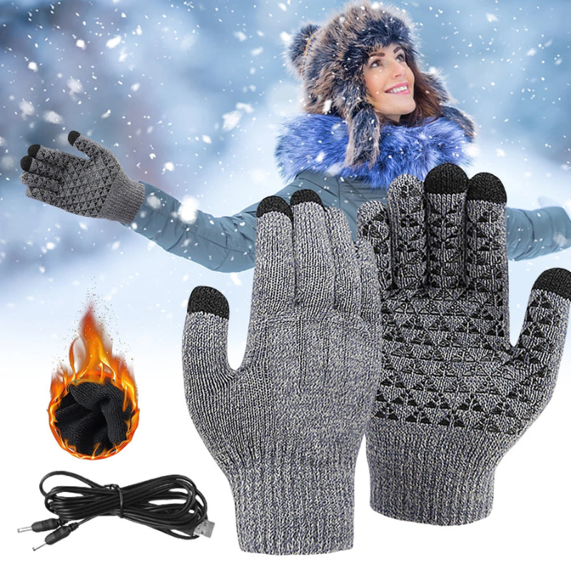 USB Electric Heating Gloves | Touchscreen & Heat