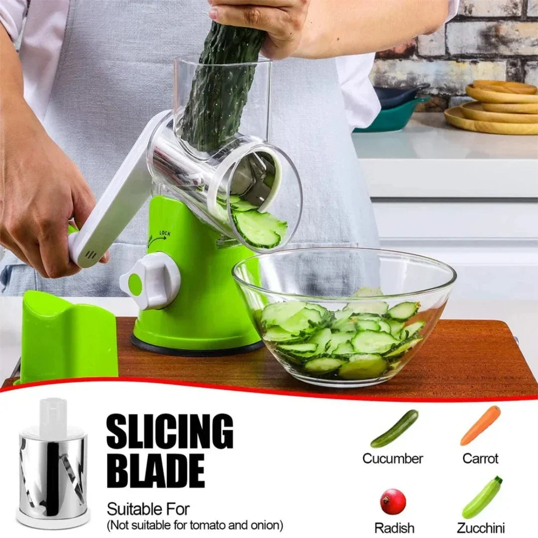 Vegetable Cutter: Rolling Vegetable Slicer