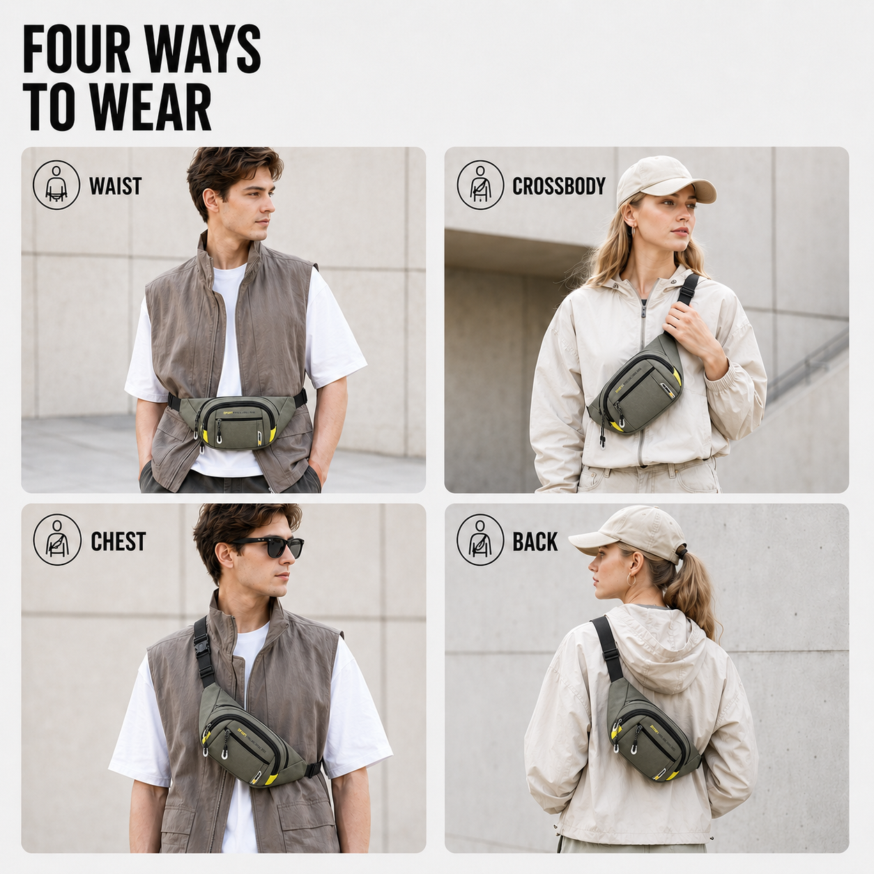 VeltroPack Slim Waist Pack