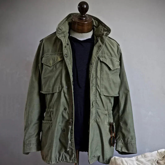 Vintage Field Jacket with Adjustable Waist
