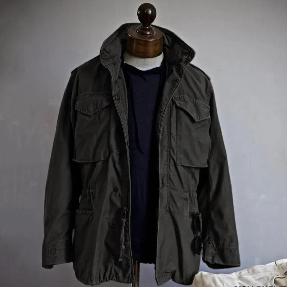 Vintage Field Jacket with Adjustable Waist