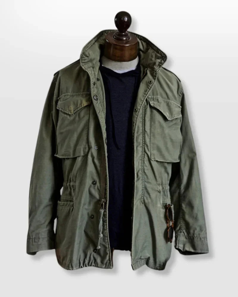 Vintage Field Jacket with Adjustable Waist