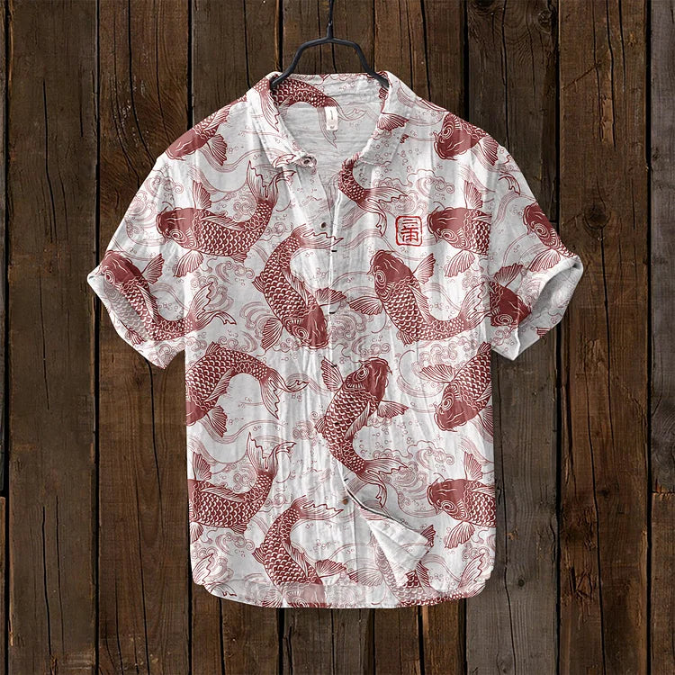 Vintage Fish Japanese Art Shirt