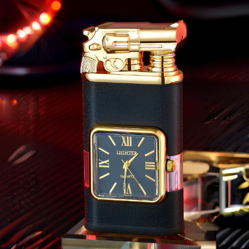 Vintage Inspired Multifunctional Double Flame Watch Lighter