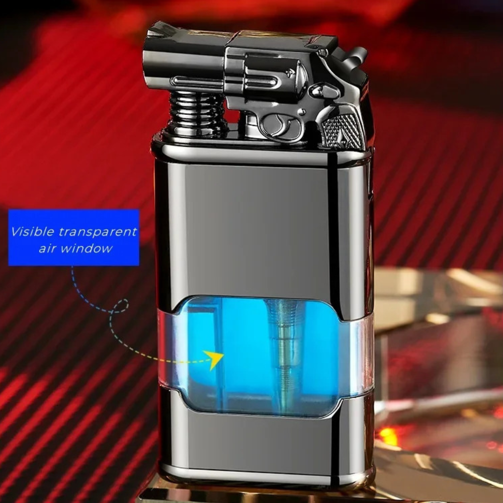 Vintage Inspired Multifunctional Double Flame Watch Lighter