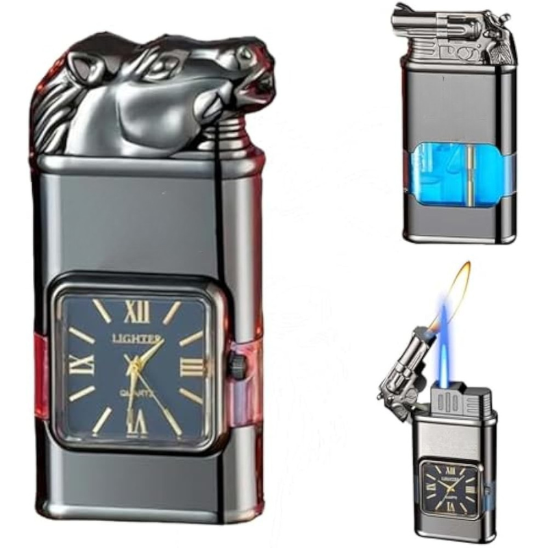 Vintage Inspired Multifunctional Double Flame Watch Lighter