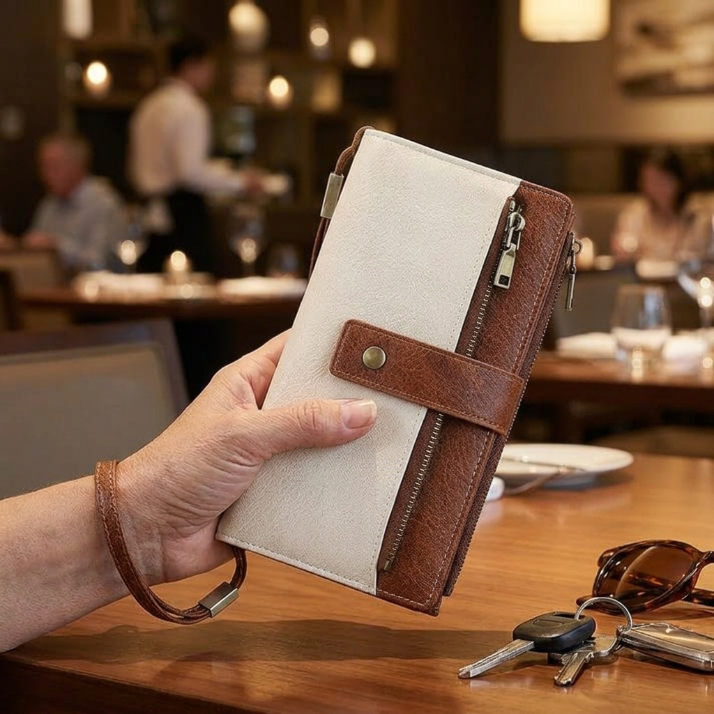 Vintage RFID Trifold Wallet