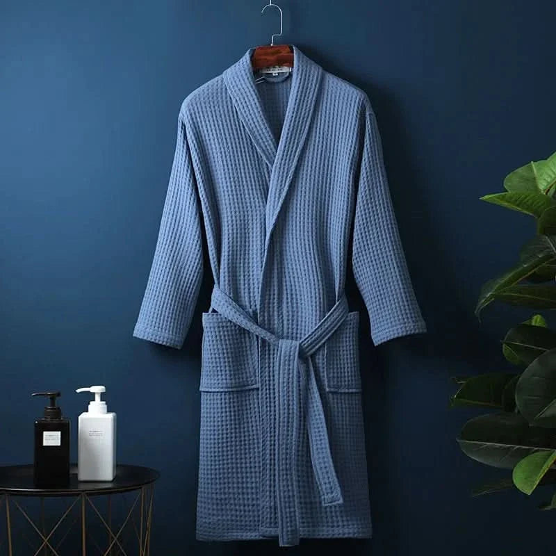 Waffle Bathrobe – Lightweight & Breathable