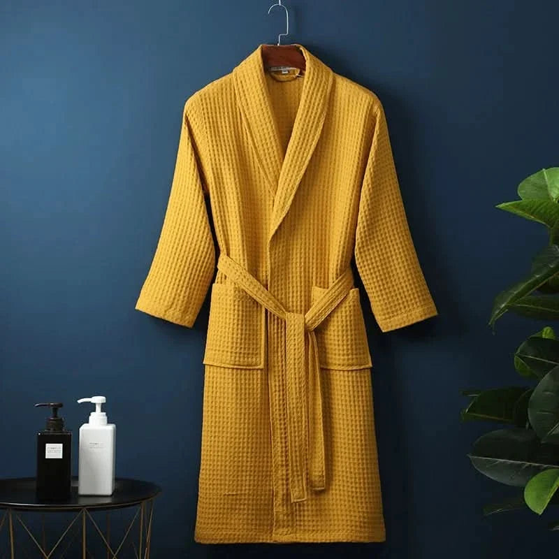 Waffle Bathrobe – Lightweight & Breathable
