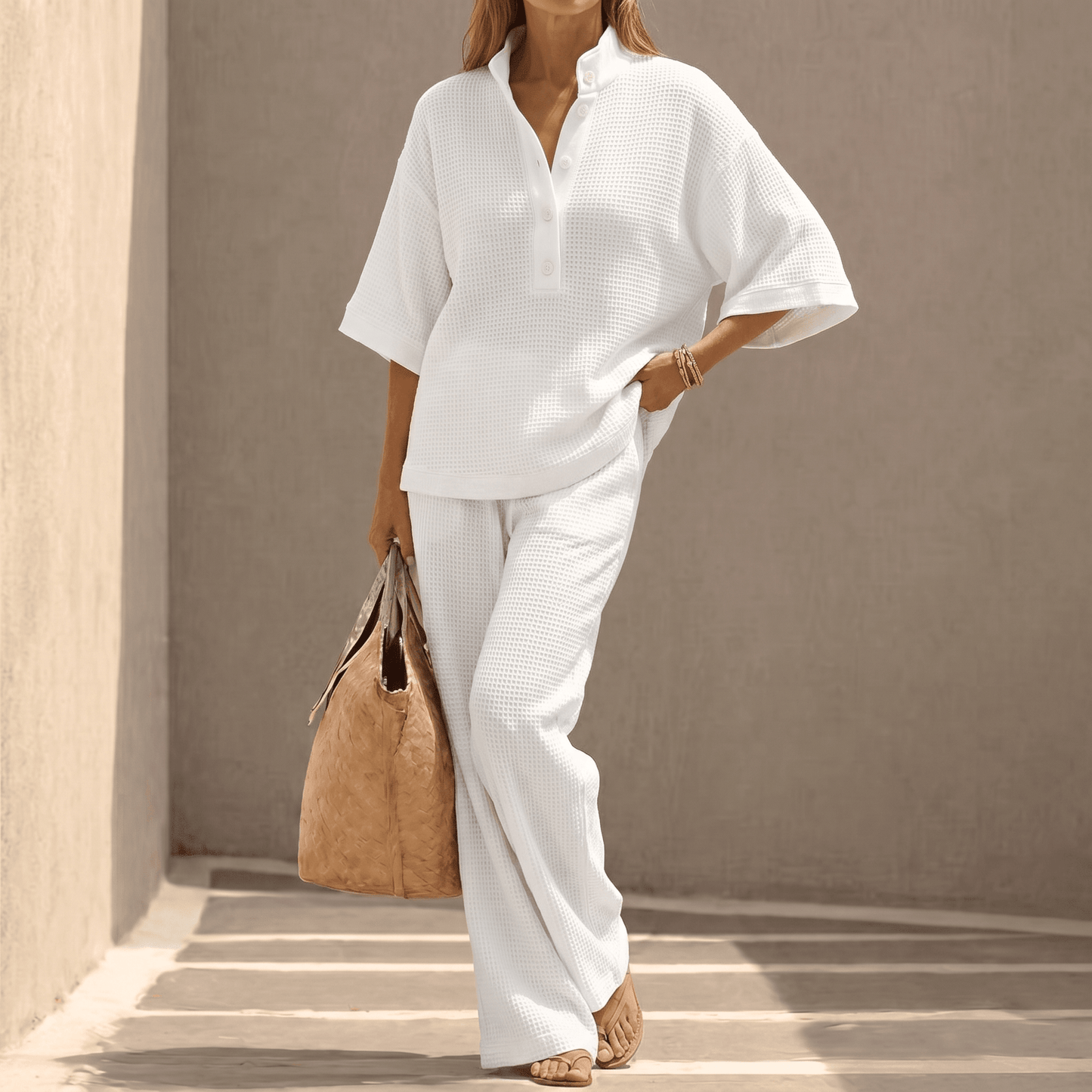 Waffle- Two-Piece Set