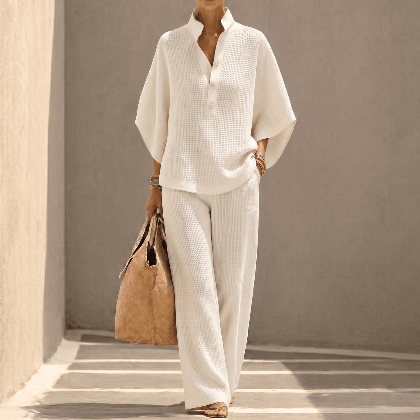 Waffle- Two-Piece Set