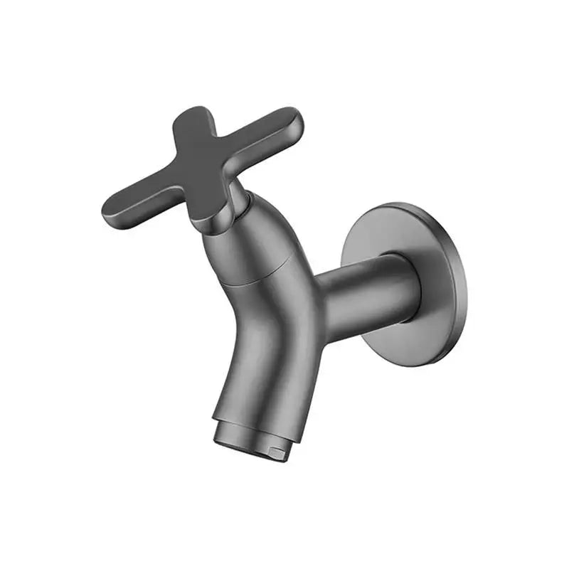 Wall-Mounted Cold Water Tap in Solid Brass
