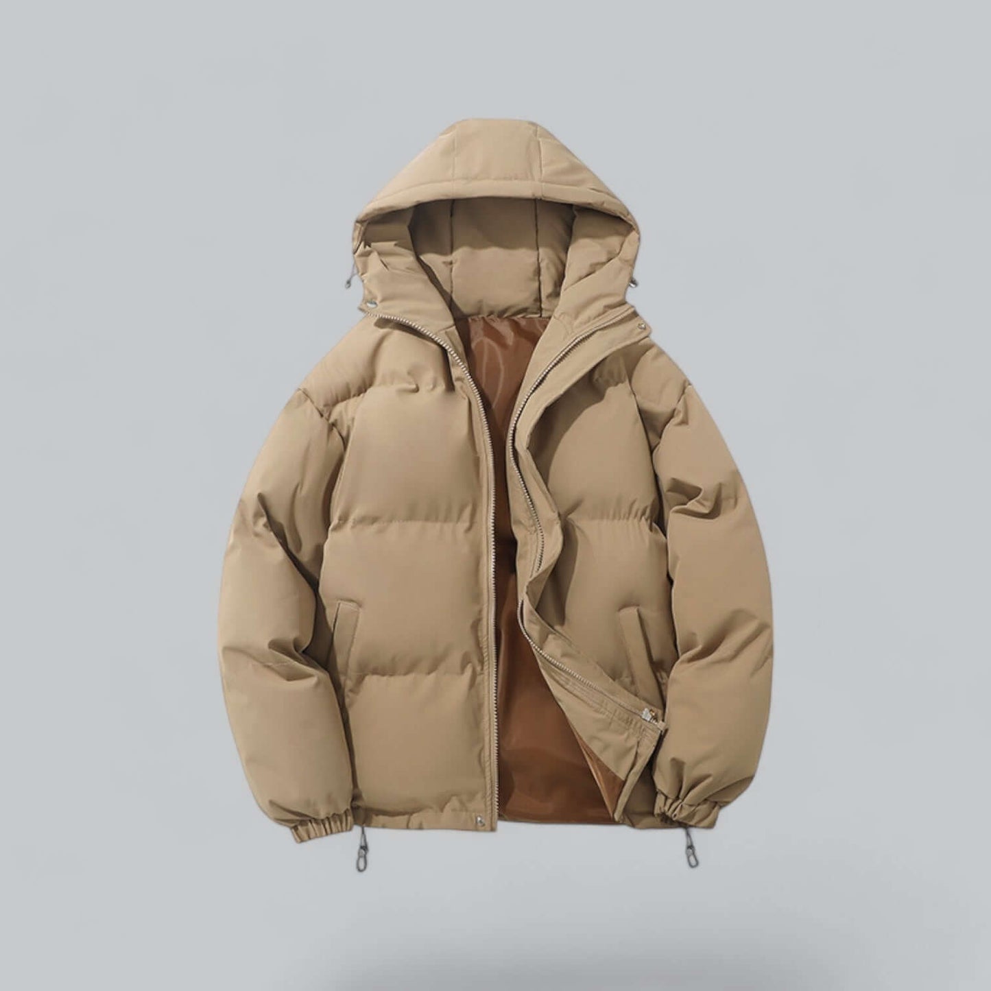 Warm Winter Parka Coat with Adjustable Hood