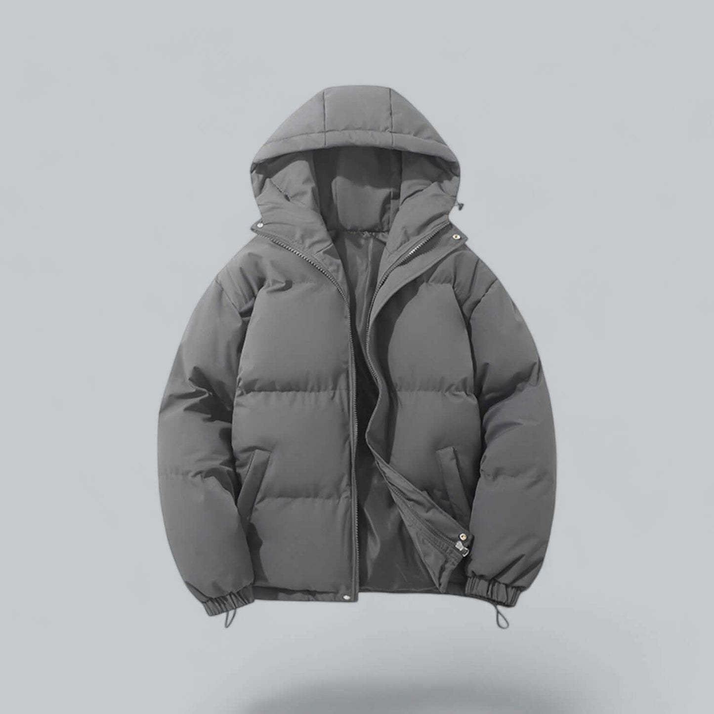 Warm Winter Parka Coat with Adjustable Hood