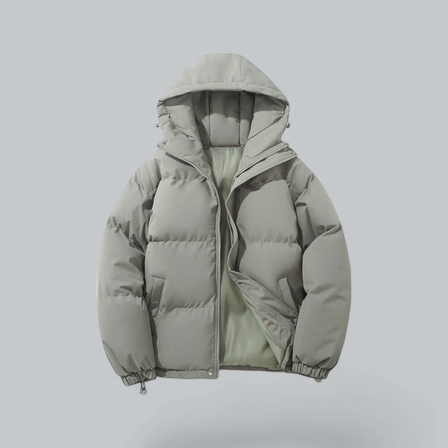Warm Winter Parka Coat with Adjustable Hood