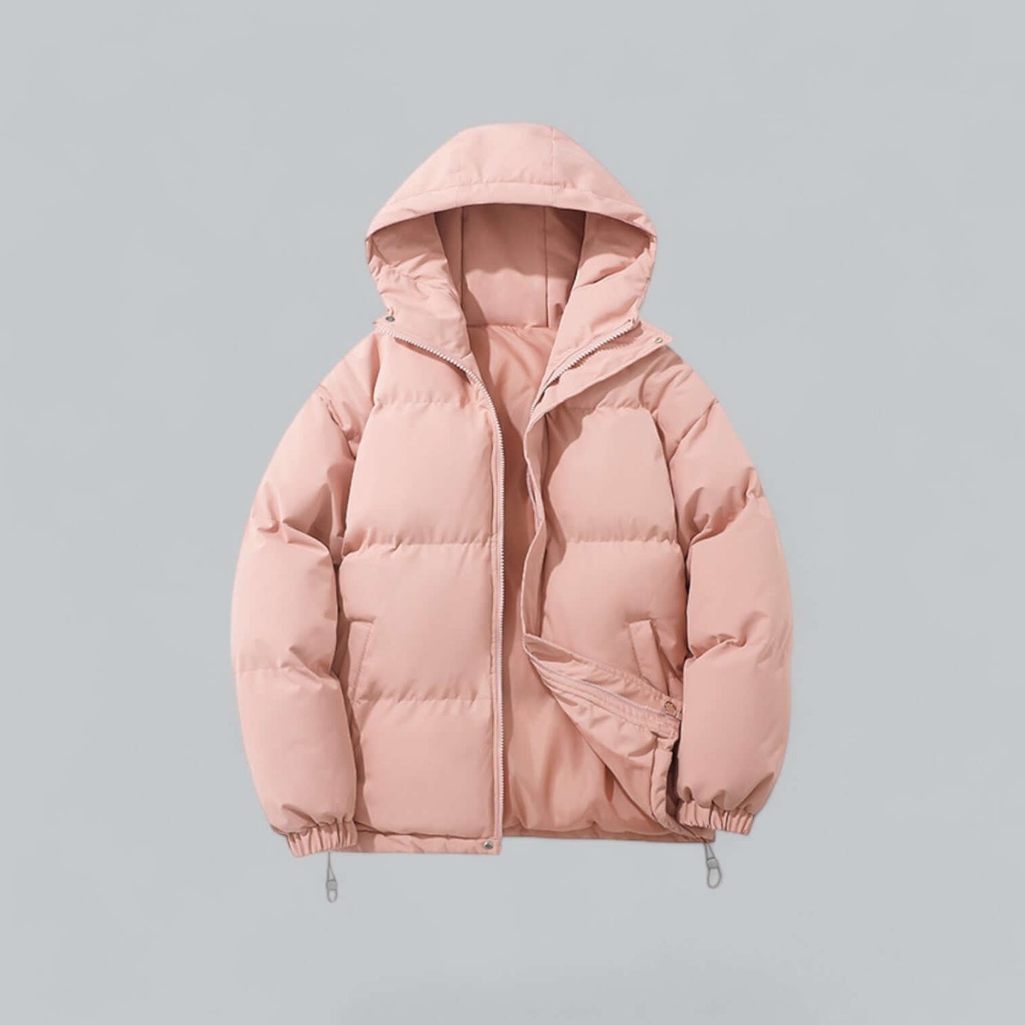 Warm Winter Parka Coat with Adjustable Hood