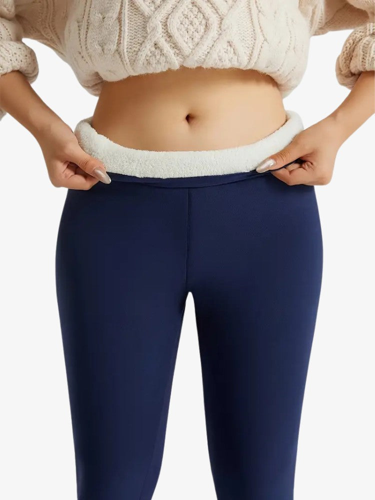 Warm Women's Sports Leggings with High Waist – Thermal Leggings for Winter Activities